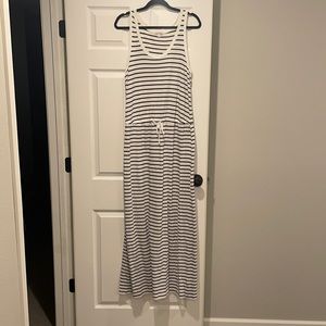 Gap striped maxi dress